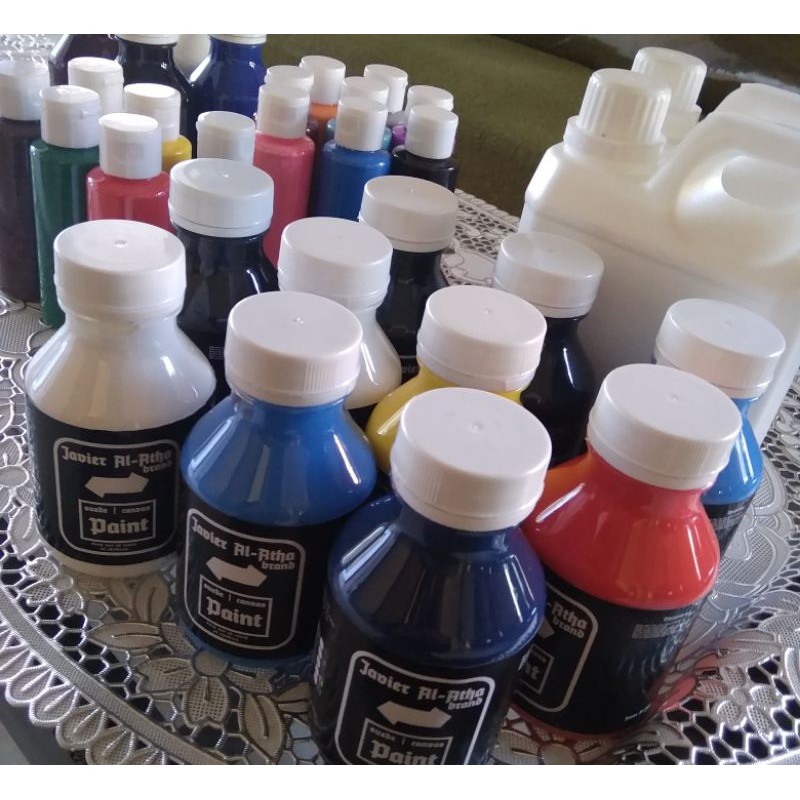 cat sepatu permanen waterbased kemasan 250 ml