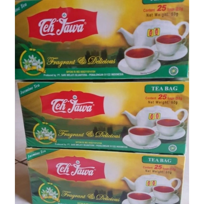 Teh Jawa Jasmine Tea isi 25bbags Teh Jasmine Celup