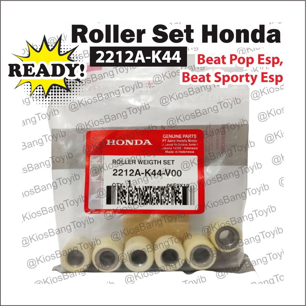 Roller Weight Set Honda Beat Pop Esp Sporty Esp ✶2212A - K44✶