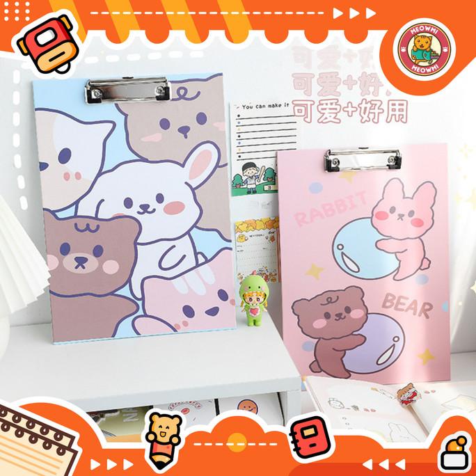 

/////] Papan Ujian Clip Board Motif Lucu Cute Stationery Papan Jalan CB0015