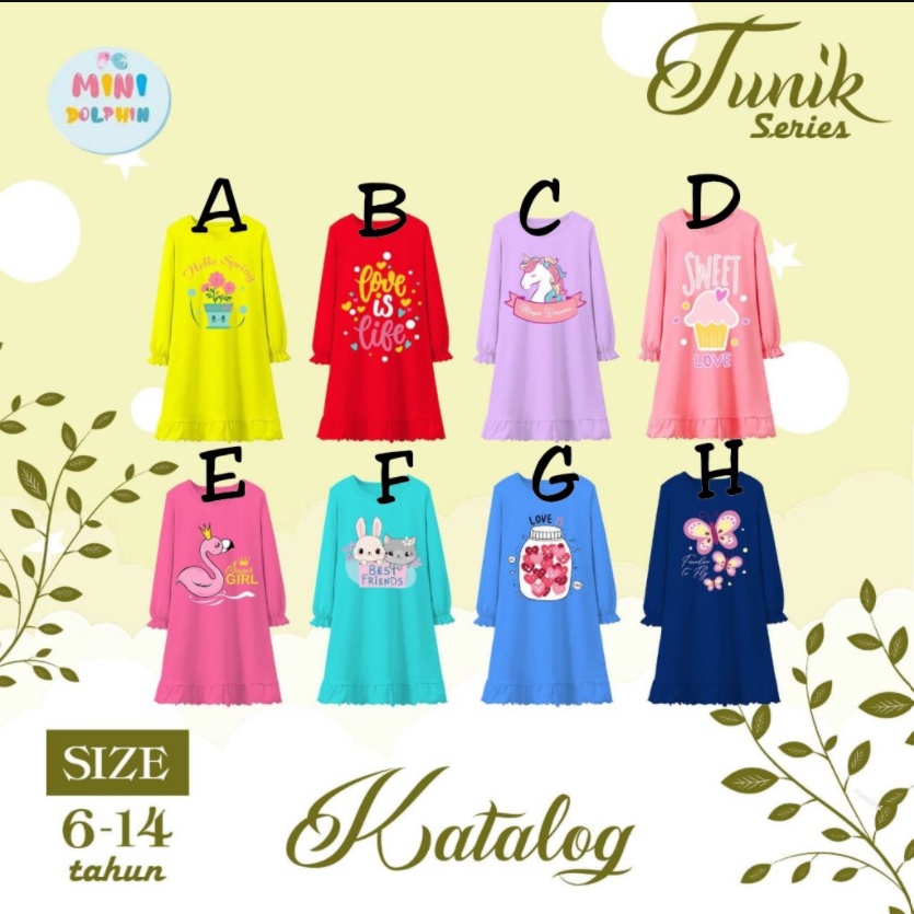 MINi DOLPHIN TUNIK JUNIOR 6-14TH