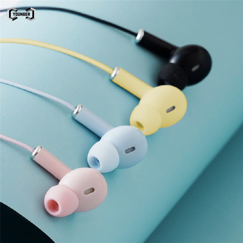 U28 Headset Earphone In-Ear Kabel Jack 3.5mm Universal Dengan Mic