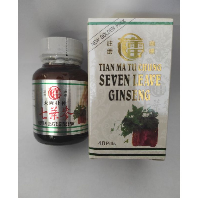 ORIGINAL SEVEN LEAVE GINSENG TIAN MA TU CHUNG OBAT REMATIK, ASAM URAT, PEGAL LINU, NYERI SENDI