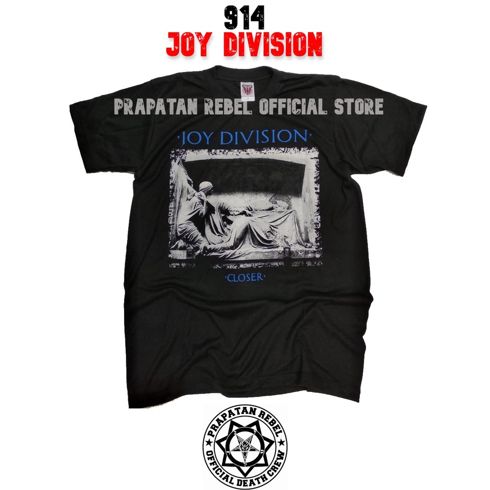 Kaos Pendek JOY DIVISION /Kaos Musik / Kaos Oblong Musik Builtup Metal Original PRAPATAN REBEL