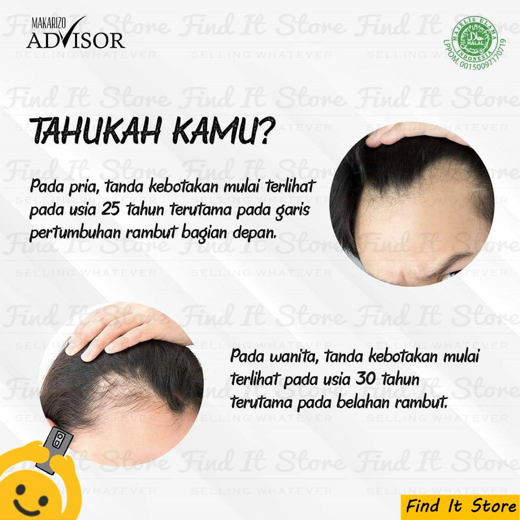 Makarizo Advisor Anti-hair Fall Defense Hair &amp; Scalp Tonic 2 in 1 Untuk Rambut Rontok &amp; Anti Ketombe BPOM