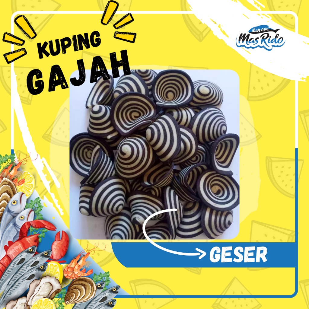 

Keripik Kuping Gajah Snack Cemilan Jadul Kuping Gajah Renyah Kriuk