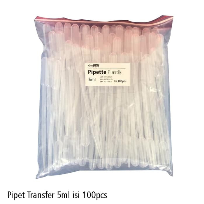 New Pipet Plastik 5ml isi 100pcs