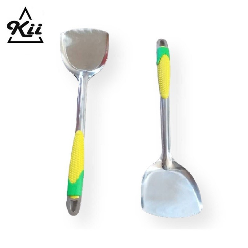 Spatula Turner Stainless - Sodet Sutil Motif Jagung StainlesS