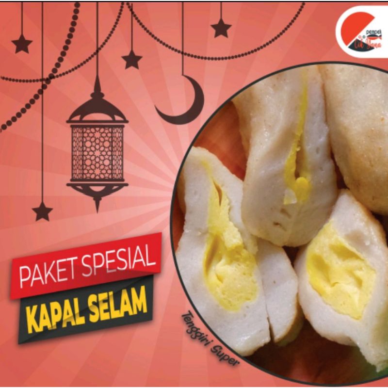 

Pempek cik Yana paket special kapal Selam