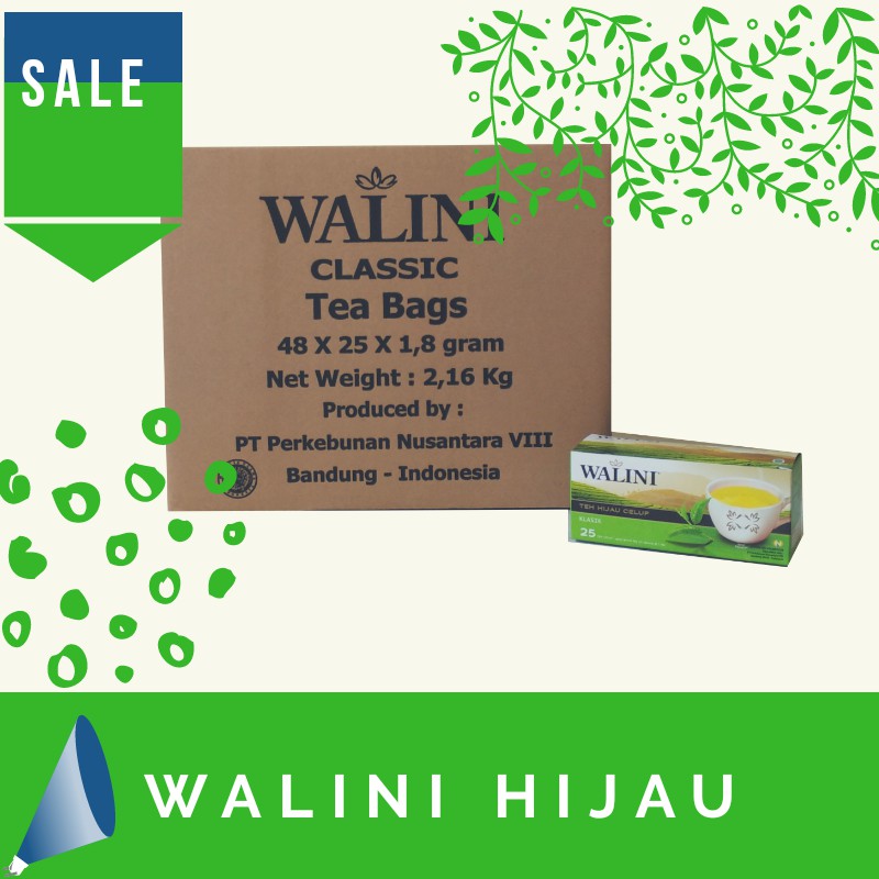 

Teh Walini Hijau 1 Karton isi 48 pcs