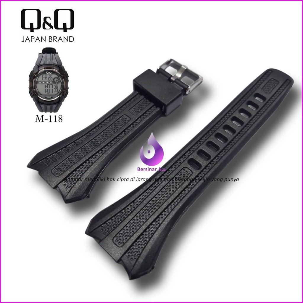 Tali jam tangan Qnq Q&amp;q qq M-118 M118