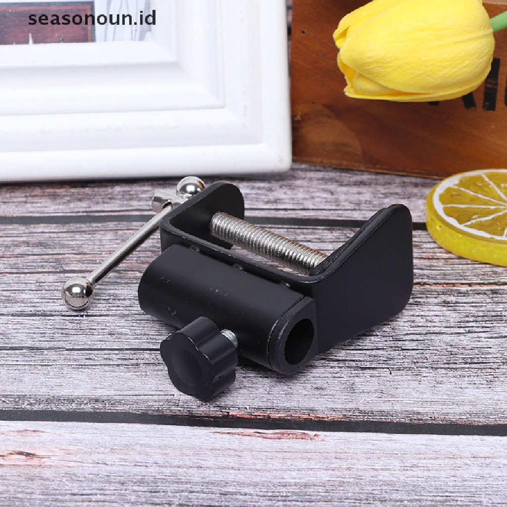 【seasonoun】 1Pc Cantilever Bracket Clamp Holder Metal Desk Lamp Clip Fittings Base Hose .