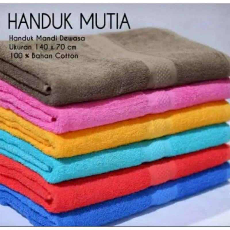 Handuk Mandi Mutia kualitas hotel 70x140cm