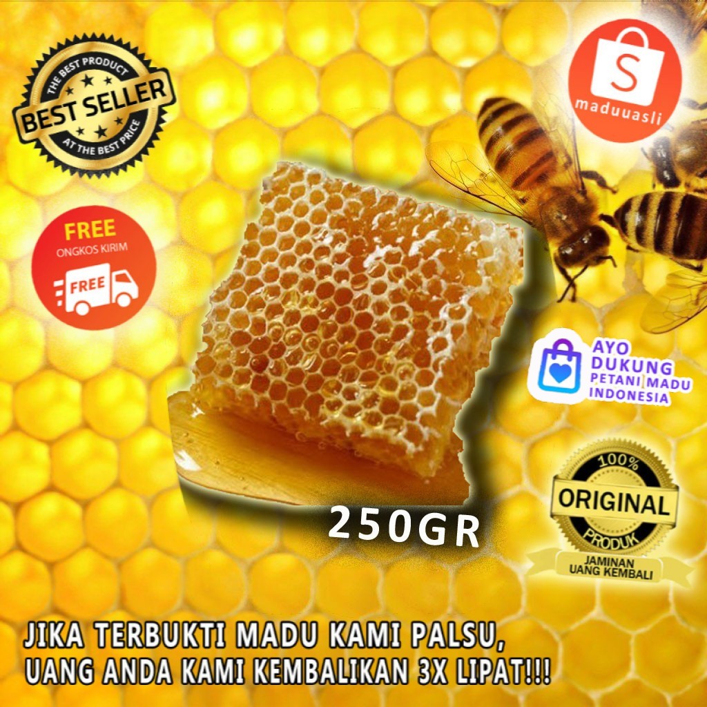 

Madu Sarang Melifera Kemasan 250gr -