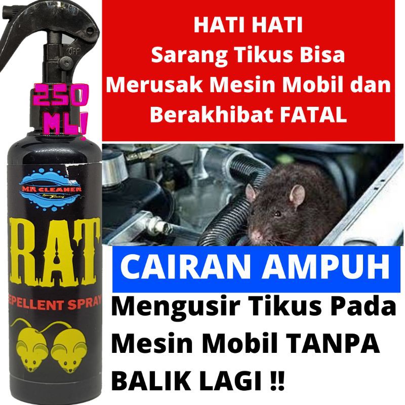 X3 Cairan Pengusir Tikus Dalam Mobil &amp; Mesin  | RAT Repellent Racun Pembasmi Parfum Anti Serangga