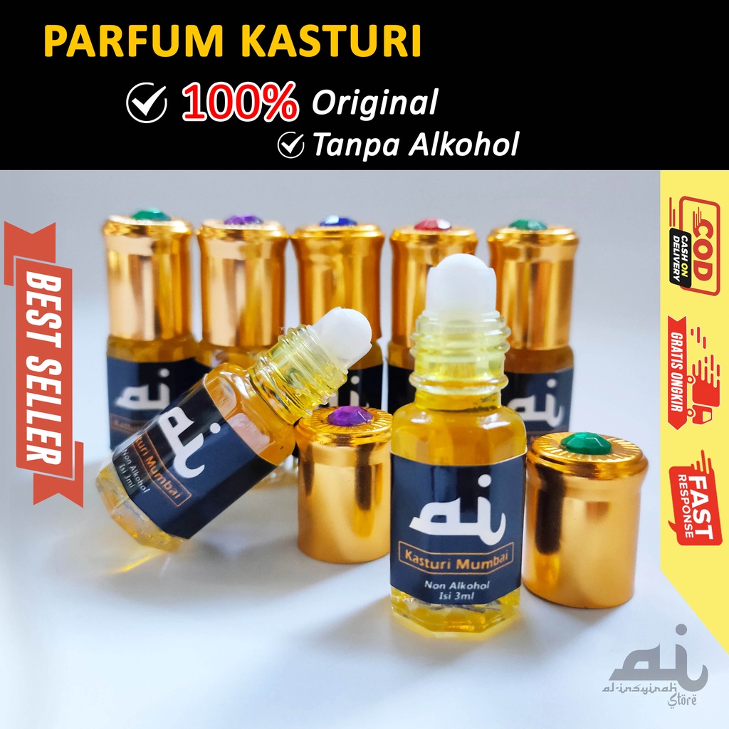 Parfum Kasturi Original Minyak Kasturi Asli Parfum Sholat | 100% Bibit Murni