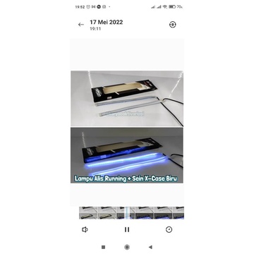 Lampu Alis Running + Sein X-Case 30cm