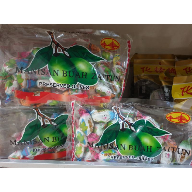 Manisan Buah Zaitun. cemilan