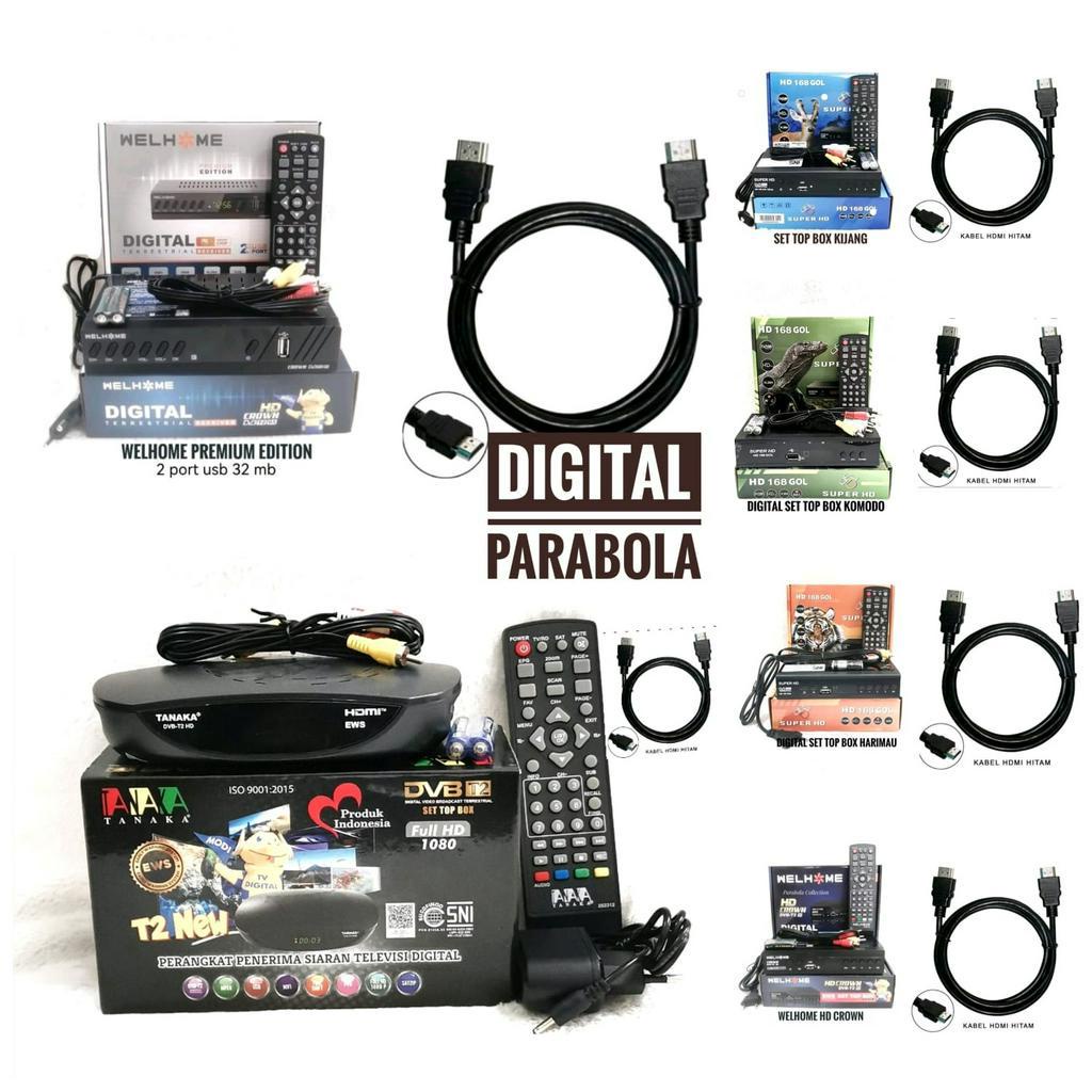 Set Top Box Digital Antena TV Dvbt2 - Digital Set Top Box SuperHd Welhome Tanaka