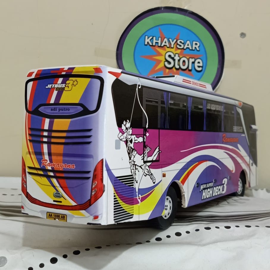 miniatur bus bis shd ramayana jb3 plus