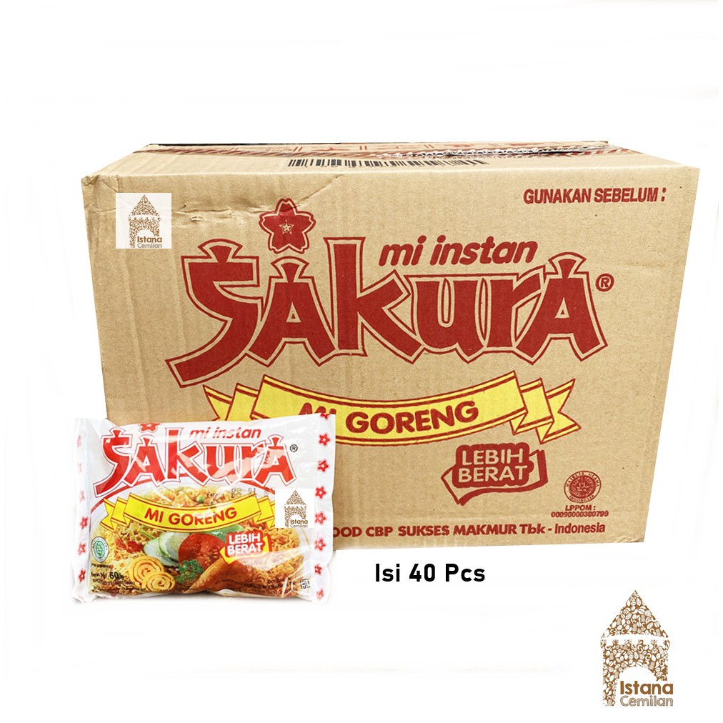 

Mi Instan Sakura Mie Goreng DUS (isi 40 pcs)