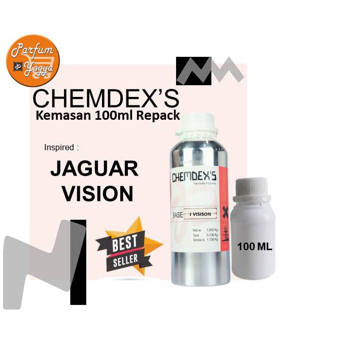 BIBIT PARFUM MURNI CHEMDEX'S JAGUAR VISION 100 ML | CHEMDEX JAGUAR VIXION | BEST SELLER | PARFUM MEN