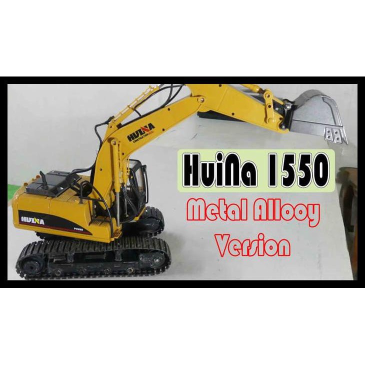 rc excavator huina 1550