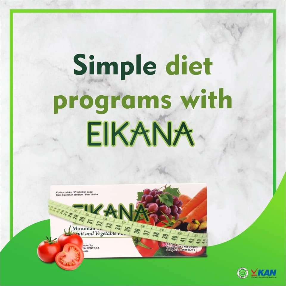

Eikana - Minuman serbuk buah dan sayur