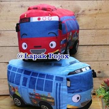 Boneka Bantal Tayo Little Bus Besar Soft Yelvo