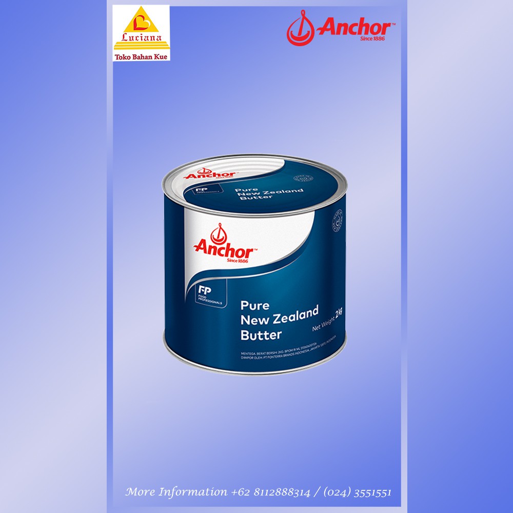 Anchor Tinned Butter Salted 2Kg