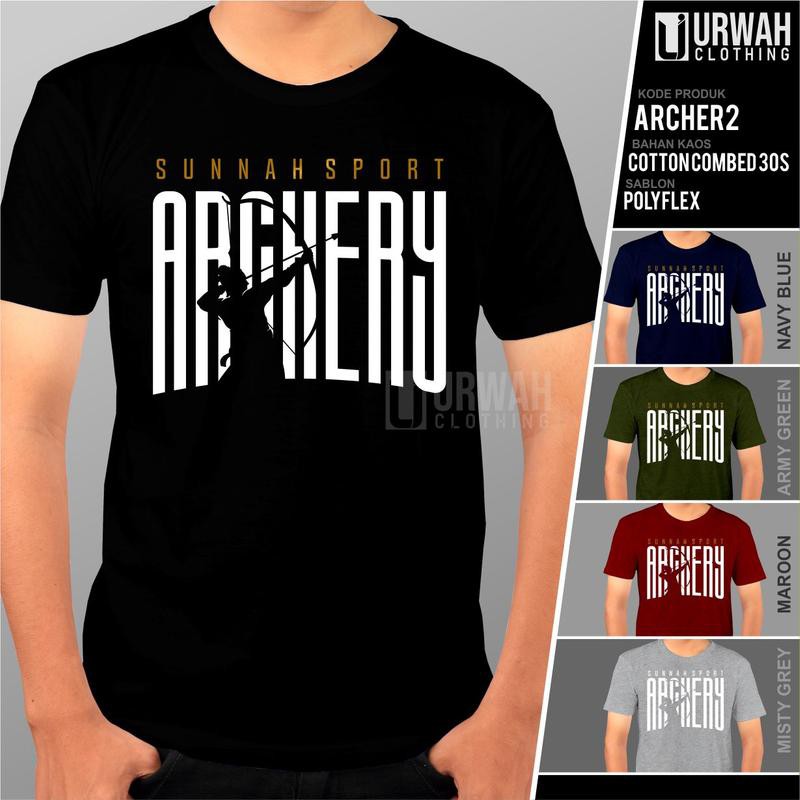 Kaos baju Dakwah Islam muslim Archery Sunnah Panah