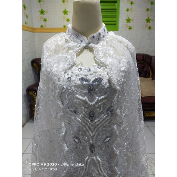 GAUN PENGANTIN DUYUNG+JUBAH PAYET MUTIARA