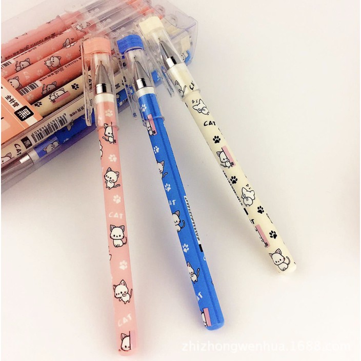 

PULPEN GEL - WHITE CAT - 0.38mm BLACK