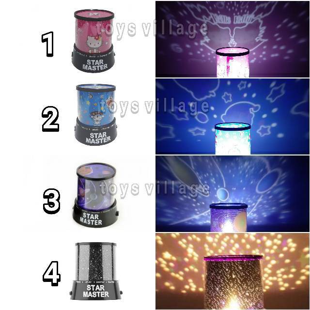 Lampu Tidur led Star Master Bintang Luar Angkasa - Room Decor Proyektor