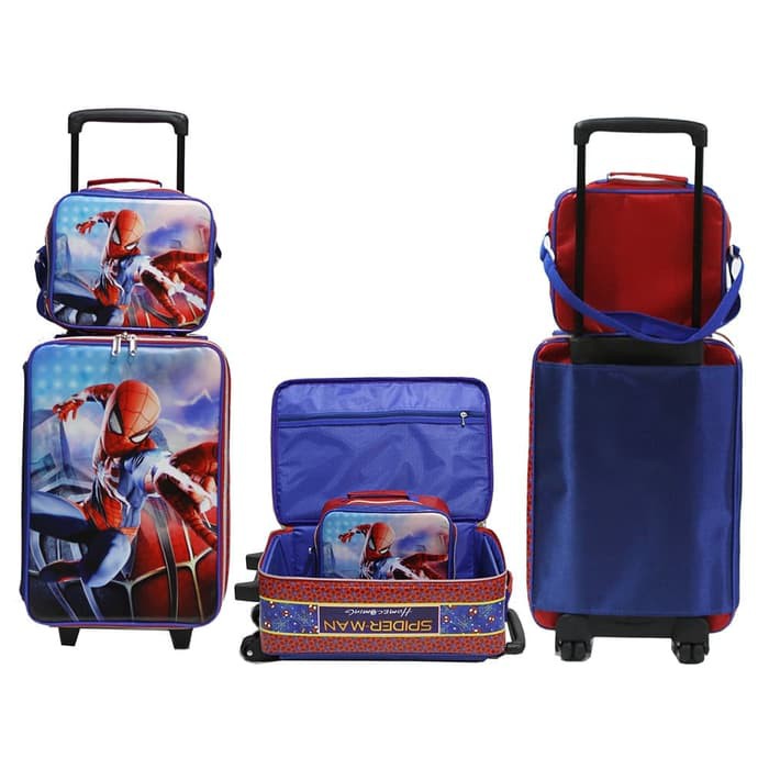 Set Koper Anak SPIDERMAN dan Lunch Bag Anak Bahan Tahan Air