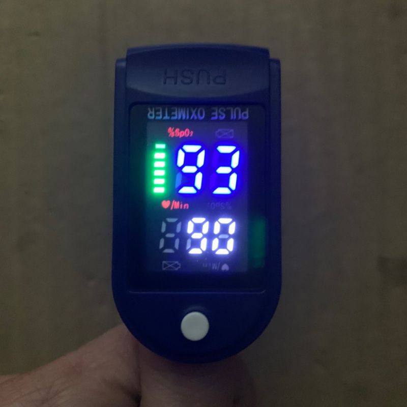 Oximeter OXYMETER SPO2 Alat Pengukur Kadar Oksigen Dalam Darah dan Detak Denyut Jantung FINGERTIP