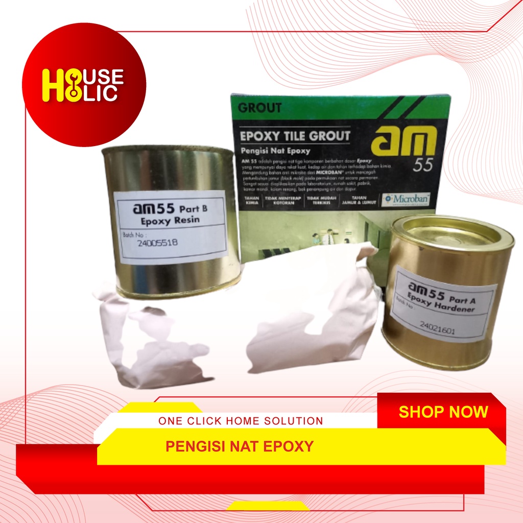 Semen Pengisi Nat 1Kg Epoxy Granit Keramik Ubin Tegel Tile Grout 1 Kg