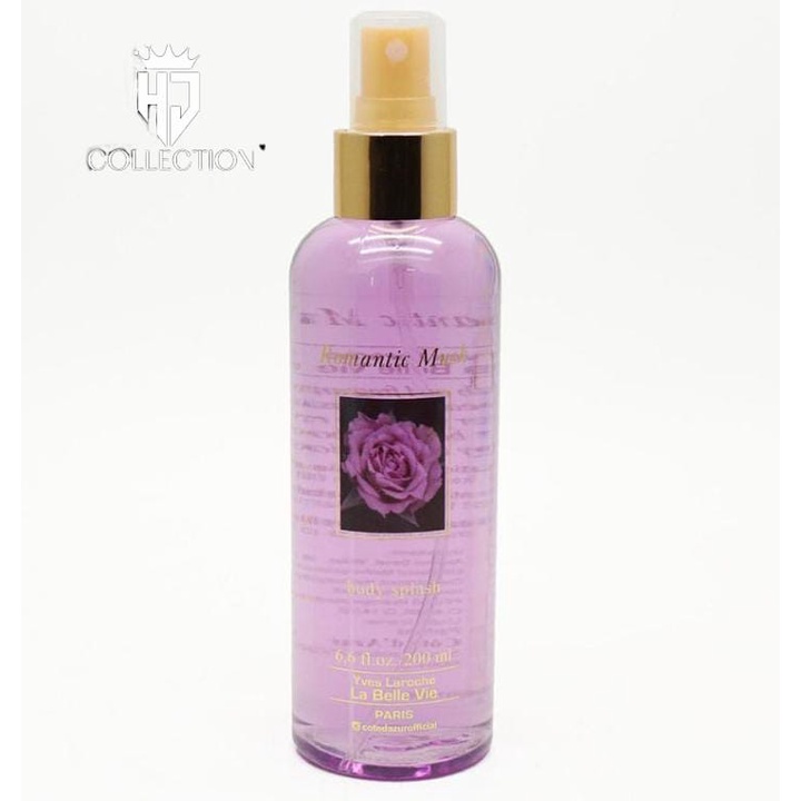 PARFUM WANITA YVES LAROCHE  Romantic Musk Body Splash 200ML