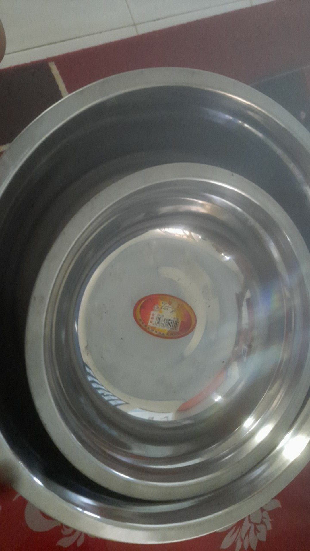 Baskom Stainless Fun Ye 18/20/24/26cm