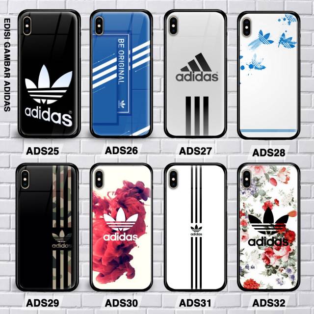 CUSTOM CASE ADIDAS OPPO A5 2020/A9 2020/A31 2020/RENO/RENO Z/RENO 2/RENO 2F/RENO 10X ZOOM GLASS CASE