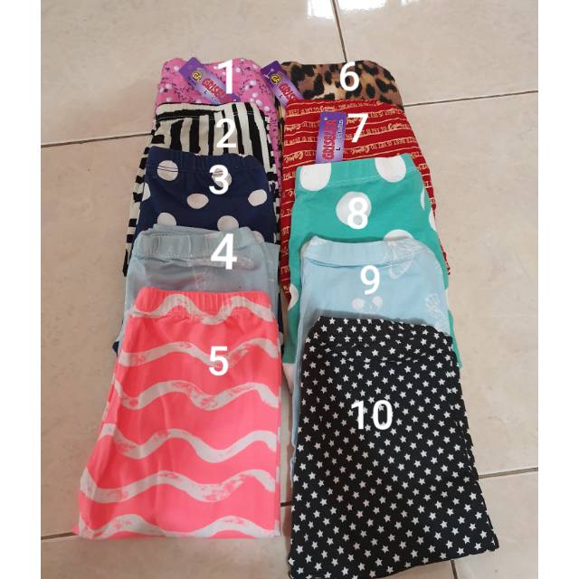 Celana Legging Anak GRISELDA Size L  (5-6 Thn) - Celana Anak - Fashion