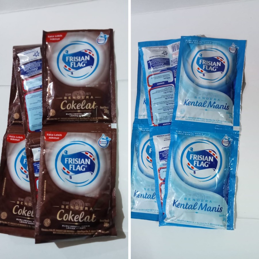 Susu Kental Manis Frisian Flag Vanilla Coklat 6x38gr