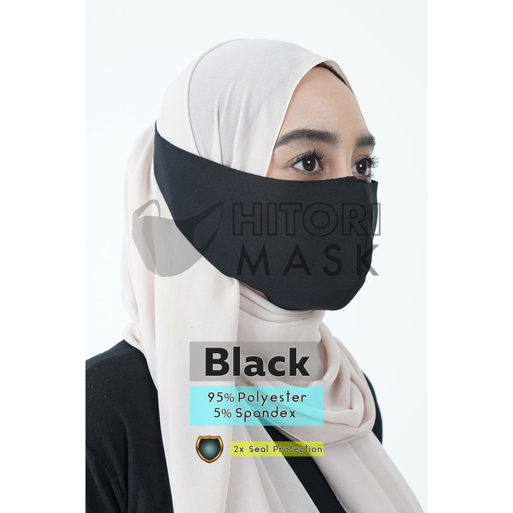 Hitori Mask Hijab | Masker Kain Hijab Premium