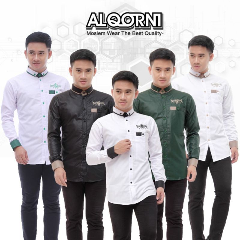 Baju Koko Pria Lengan Panjang NU Koko NU Bordir Murah