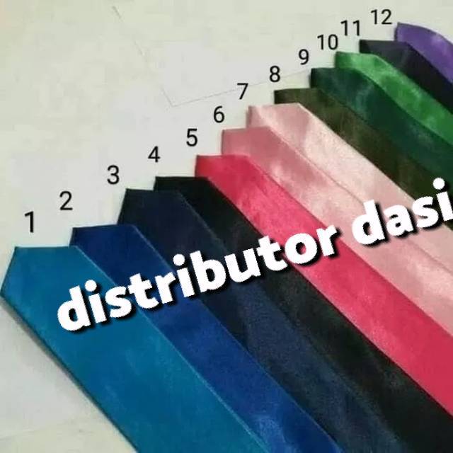 Dasi pria slim motif polos bahan silk satin premium ready stock