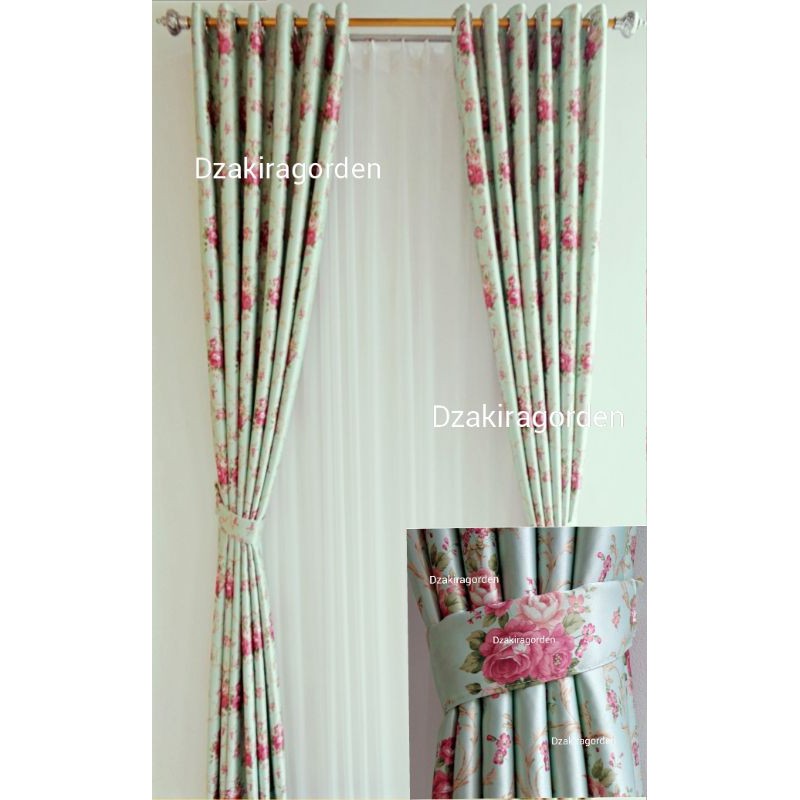 Gorden Blackout Shabby Lebar 130cm X 250cm Tinggi 2,5mtr