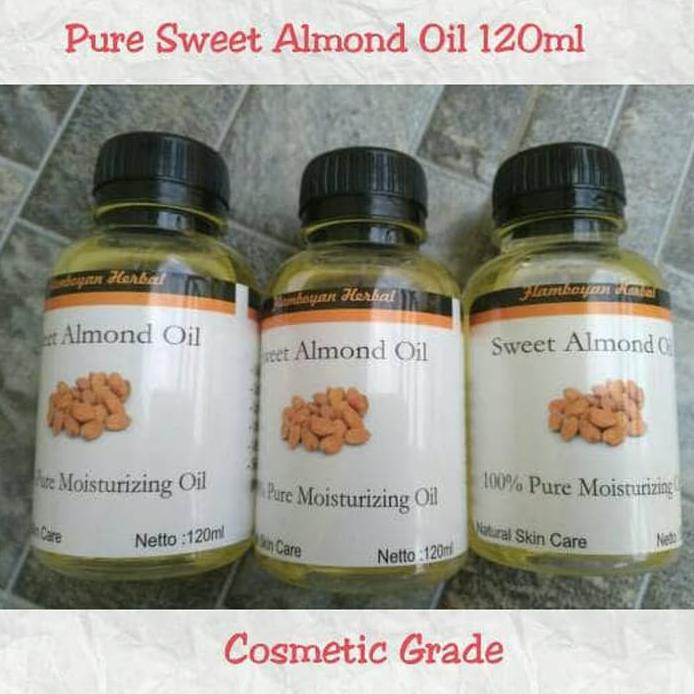 

Pure Sweet Almond Oil 120ml ( Cosmetik Grade ) - Minyak Almond Murni Promo