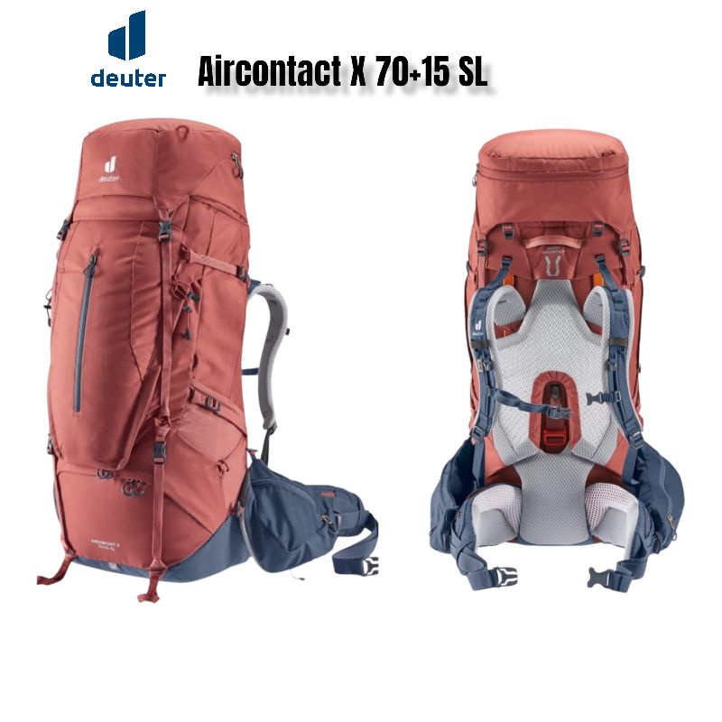 TENDAKI •Tas Deuter Aircontact X 60+15 | 70+15 | 80+15 •Tas Carrier