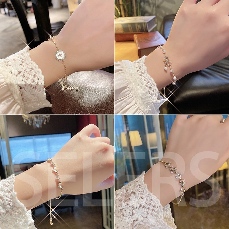 Gelang Couple Thalita Tali Isi 2 Magnet Attract persahabatan Tangan Wanita Bracelet