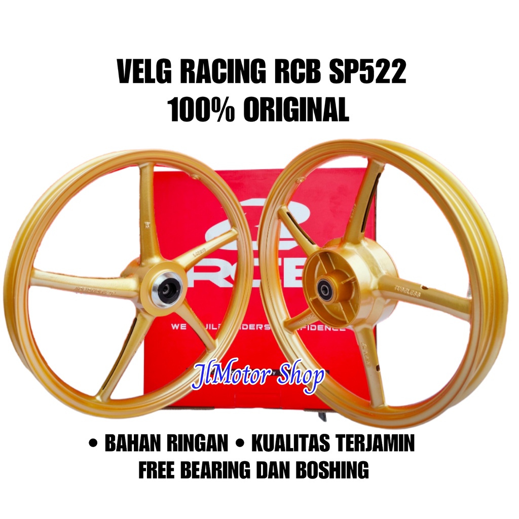 Velg Racing RCB Sp522 Jupiter Z Mx Vega R RR ZR Sonic Satria Fu 150 Jupiter MX King 150 Ninja 150 RR Palang 5 Ori